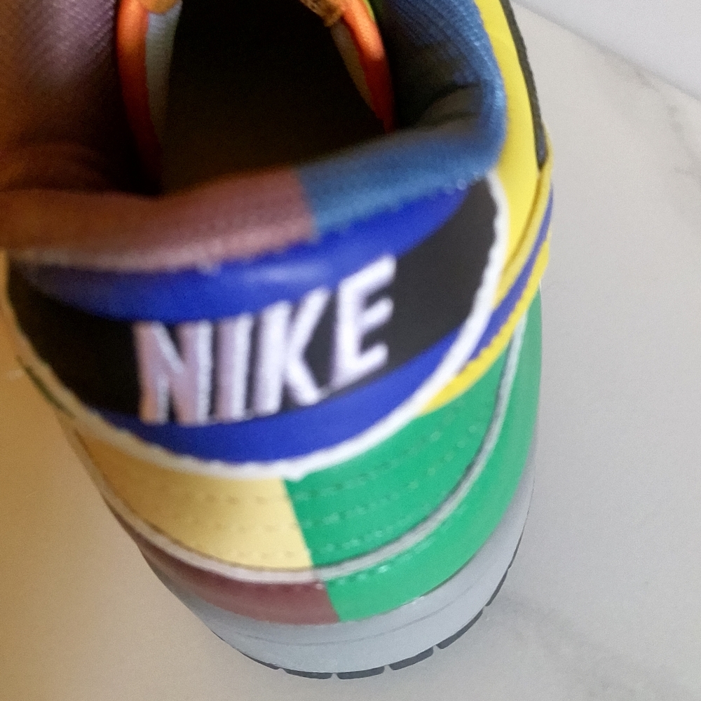 Nike Dunk Low What the Super Mario Sneakers Sz 9.5 - Picture 4 of 15